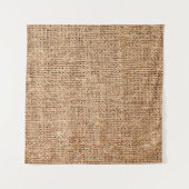 Natural linen texture as background wandteppich (Vorderseite)