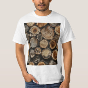 Natural Log Pattern T-Shirt