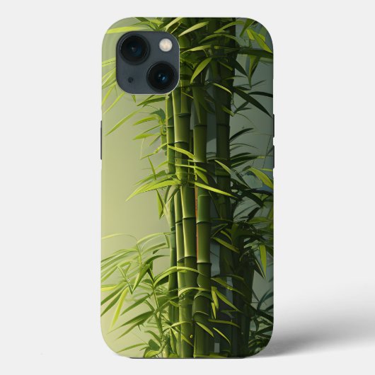 Natural Lucky Bamboo Case-Mate iPhone Hülle (Rückseite)