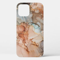 Natural luxury abstract fluid art painting in alco