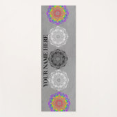 Natural Mandala Floral Yogamatte (Vorderseite)