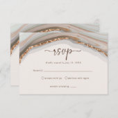 Natural Marble Agate UAWG Enclosure Card Begleitkarte (Vorne/Hinten)