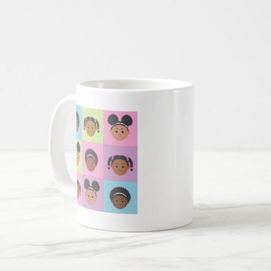 Natural Me Kids von MDillon Designs Kaffeetasse (Vorderseite Links)