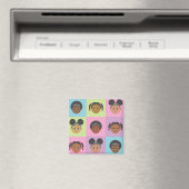 Natural Me Kids von MDillon Designs Magnet (In Situ (Geschirrspüler))