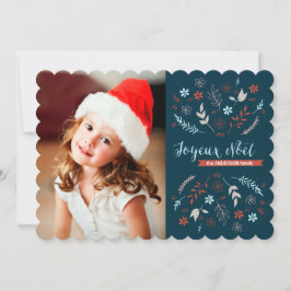 Natural Noël Weihnachtsfeiertag Feiertagskarte