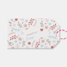 Natural Noël Weihnachtsfeiertag Geschenkanhänger