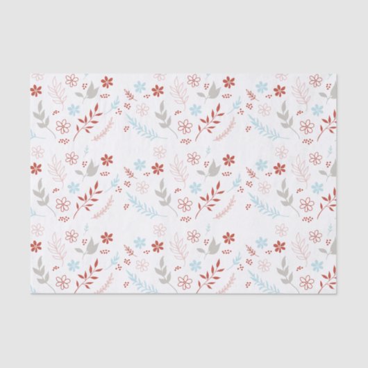 Natural Noël Weihnachtsfeiertag Seidenpapier (Vorderseite)