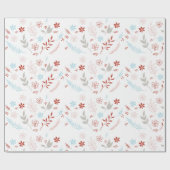 Natural Noël Weihnachtswrapping Paper Geschenkpapier (Flach)