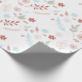Natural Noël Weihnachtswrapping Paper Geschenkpapier (Ecke)