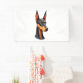 Natural Oar Doberman Banner (Insitu)