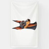 Natural Oar Doberman Banner (Vertikal)