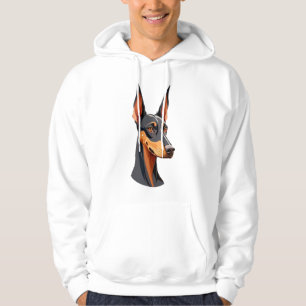 Natural Oar Doberman Hoodie