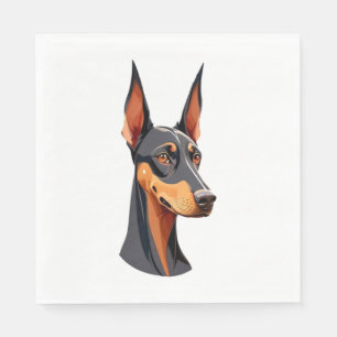 Natural Oar Doberman Serviette