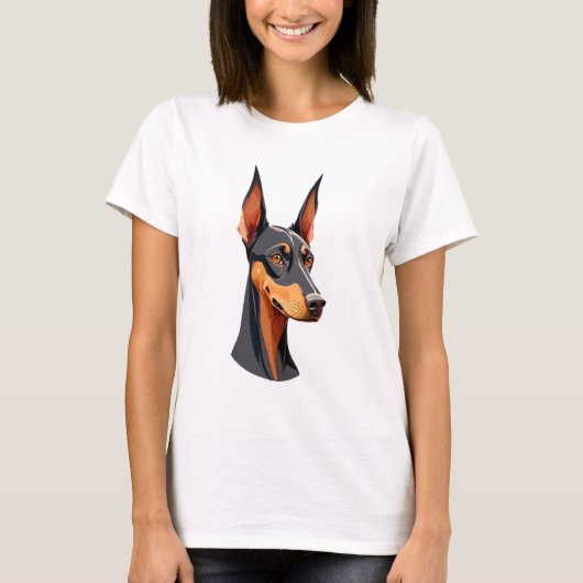 Natural Oar Doberman T-Shirt (Vorderseite)