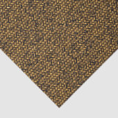 Natural Rattan Twill Pattern Seidenpapier (Ausschnitt)