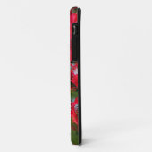 Natural Red Blume White Feather kaleidoscope art Case-Mate iPhone Hülle (Hinten/Links)