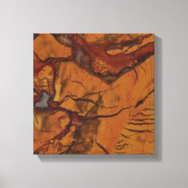 Natural Red Jasper and Quartz Foto Leinwanddruck