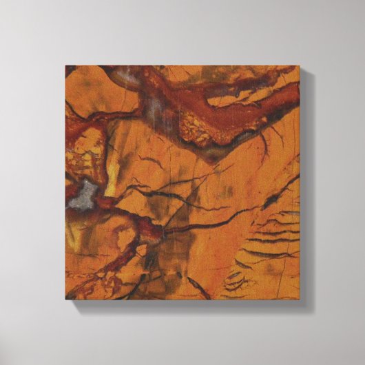 Natural Red Jasper and Quartz Foto Leinwanddruck (Vorderseite)