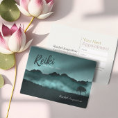 Natural Reiki Master & Yoga Instructor Ernennung Terminkarte