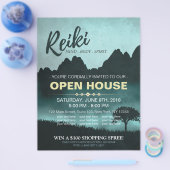 Natural Reiki Master & Yoga Lehrer Open House Flyer (Einzeln)
