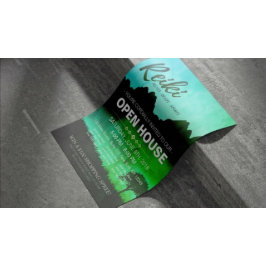 Natural Reiki Master & Yoga Lehrer Open House Flyer