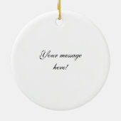 Natural River Pebbles Keramik Ornament (Hinten)