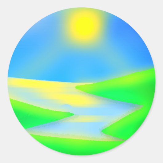 NATURAL RUNDER AUFKLEBER (Vorderseite)