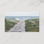 Natural Sand Dollars Custom Foto Rental Ad Visitenkarte (Rückseite)