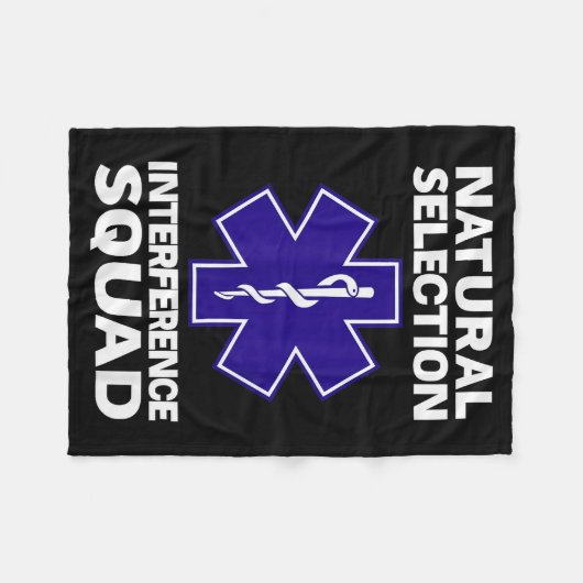 Natural Selection Interference Squad Paramedic Fun Fleecedecke (Vorderseite (Horizontal))