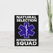 Natural Selection Interference Squad Paramedic Fun Karte (Vorderseite)