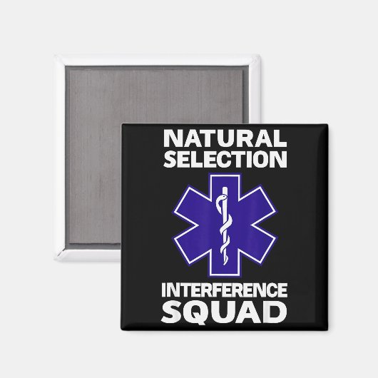 Natural Selection Interference Squad Paramedic Fun Magnet (Vorderseite/Rückseite)
