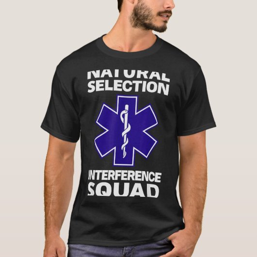 Natural Selection Interference Squad Paramedic Fun T-Shirt (Vorderseite)