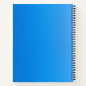 Natural Sky View Spiral Notebook Notizblock (Rückseite)