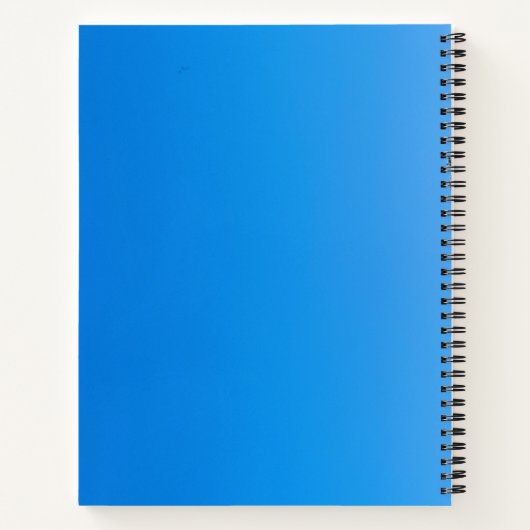 Natural Sky View Spiral Notebook Notizblock (Rückseite)