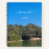 Natural Sky View Spiral Notebook Notizblock (Vorderseite)