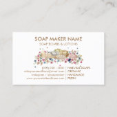 Natural Soap Floral Visitenkarte (Rückseite)