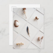 Natural Specimen Collection Minimalist Postkarte (Vorne/Hinten)