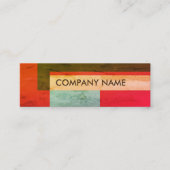 Natural Stone Mini BC, Grau Brown Red Mini Visitenkarte (Vorderseite)