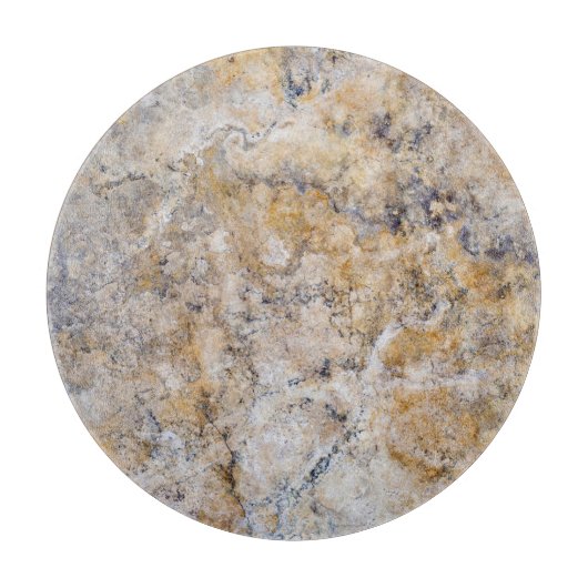 Natural Stone Muster Glass Cutting Board Schneidebrett (Vorderseite)