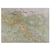Natural Stone Muster Glass Cutting Board Schneidebrett (Vorderseite)