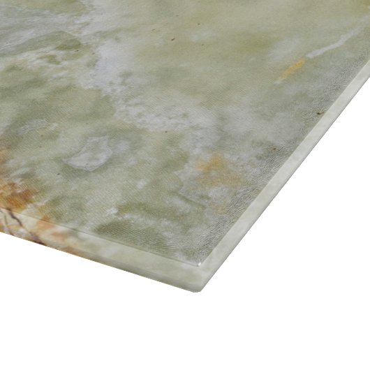 Natural Stone Muster Glass Cutting Board Schneidebrett (Ecke)