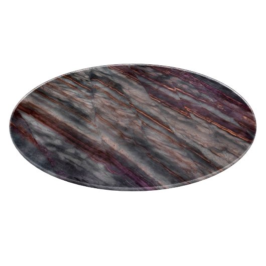 Natural Stone Muster Glass Cutting Board Schneidebrett (Ecke)