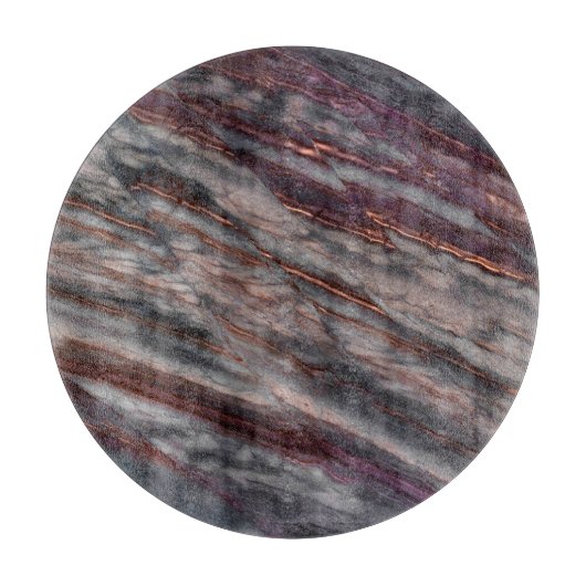 Natural Stone Muster Glass Cutting Board Schneidebrett (Vorderseite)