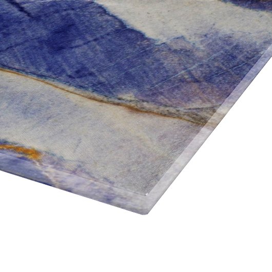 Natural Stone Muster Glass Cutting Board Schneidebrett (Ecke)