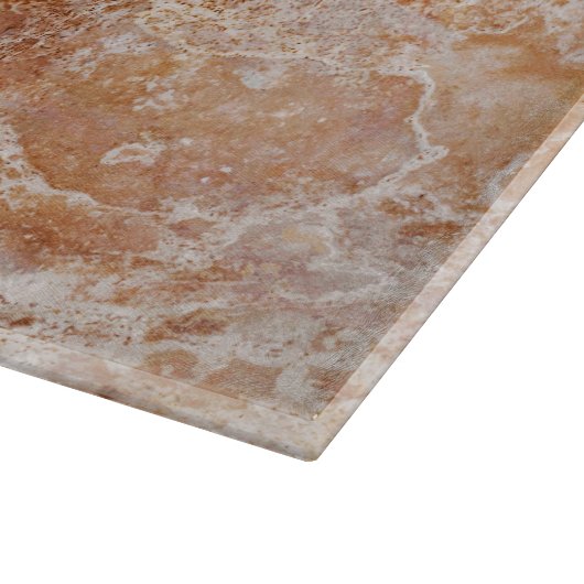 Natural Stone Muster Glass Cutting Board Schneidebrett (Ecke)