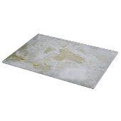 Natural Stone Muster Glass Cutting Board Schneidebrett (Ecke)
