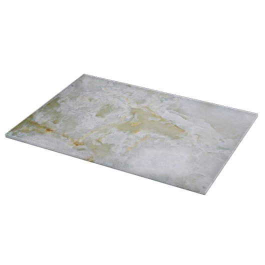 Natural Stone Muster Glass Cutting Board Schneidebrett (Ecke)