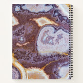 Natural Stone Muster Spiral Notebook Notizbuch (Rückseite)