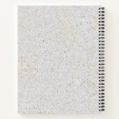 Natural Stone Muster Spiral Notebook Notizbuch (Rückseite)