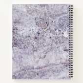 Natural Stone Muster Spiral Notebook Notizbuch (Rückseite)